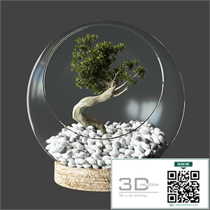Little Tree In Glass Globe
