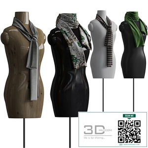 Shawl over manikin