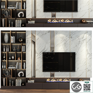 TV shelf 0474