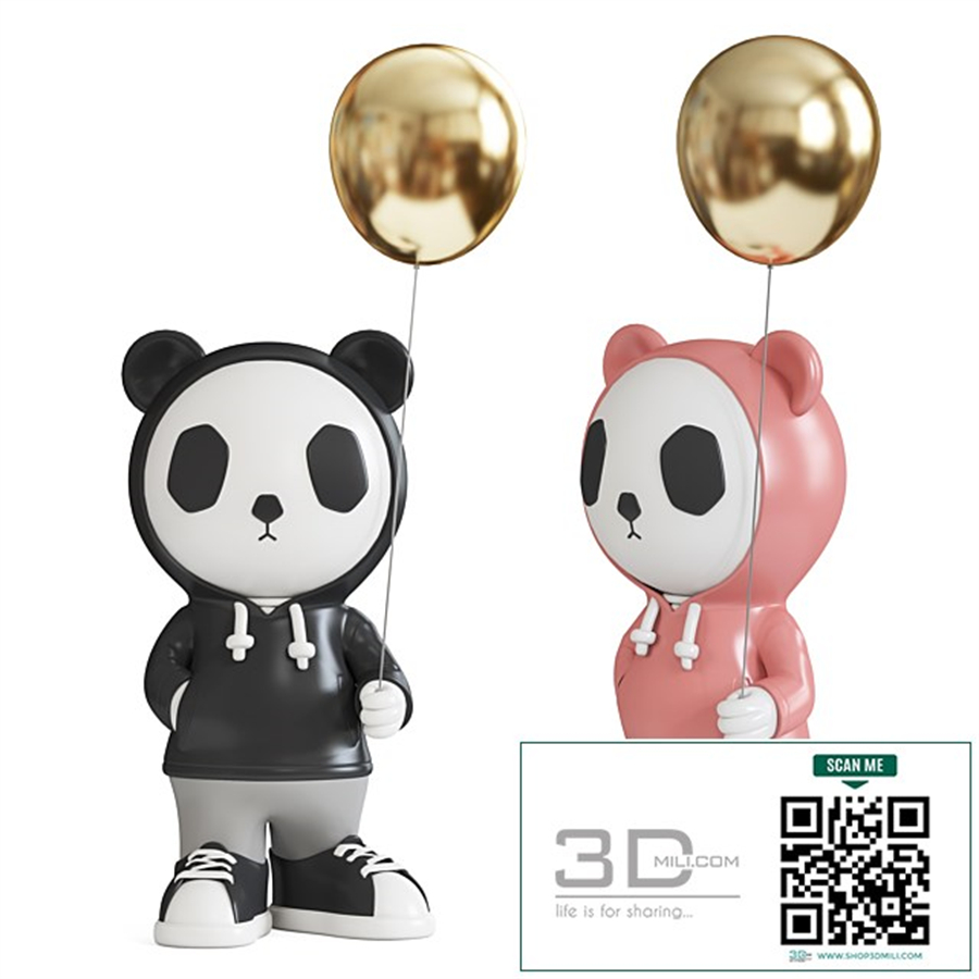 panda sculpture