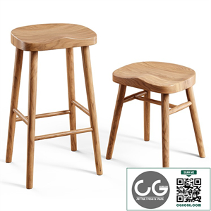 Zara Home - The ash wood stool