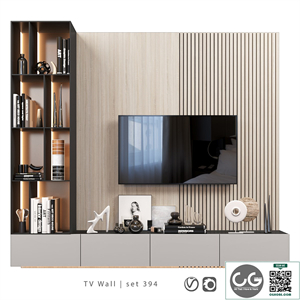 TV Wall | set 394 | TV shelf