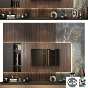 TV shelf 0492