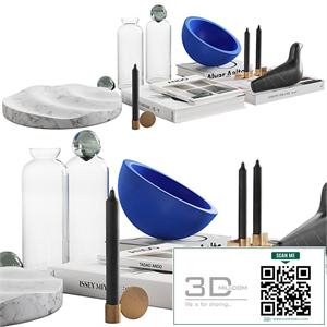 076 Living decor set BLUE PAWSON 00