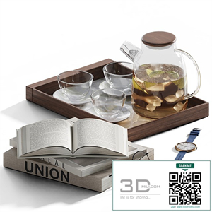 Decorative set for a coffee table 5