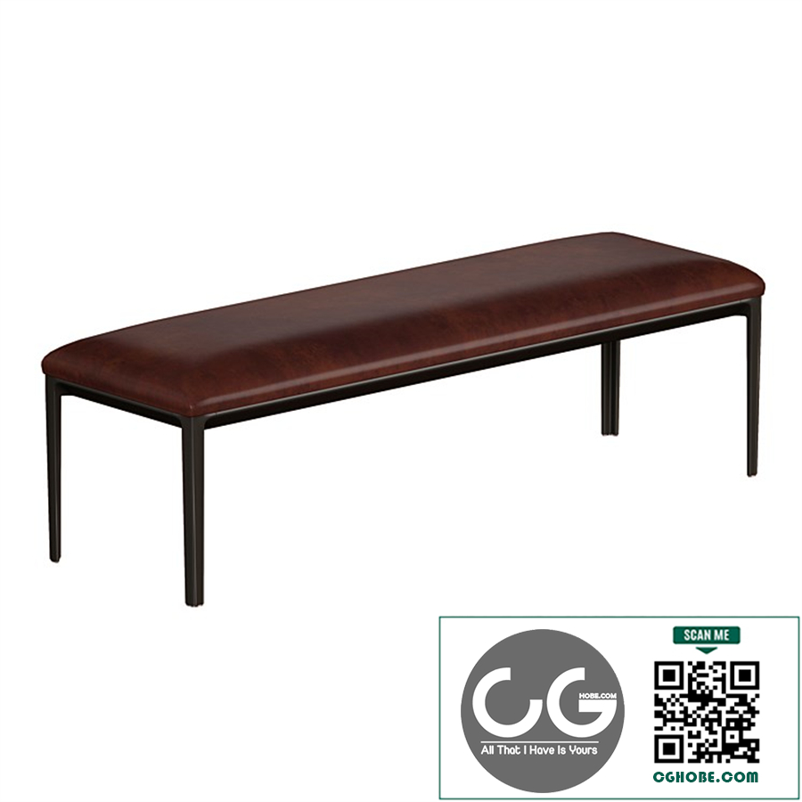 Leather bench / bench Able Bench by Bensen