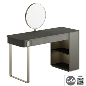 Parisienne Capital with Mirror Lady Desk