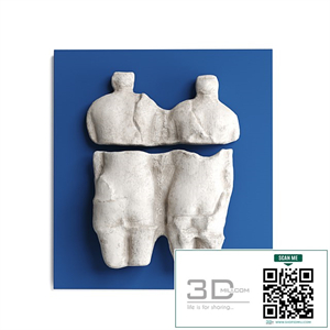 Abstract torso wall panel
