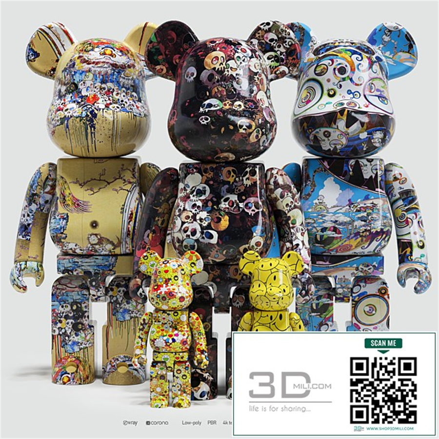 Bearbrick / Murakami 2