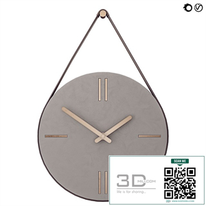 Concrete Hanging Wall Clock