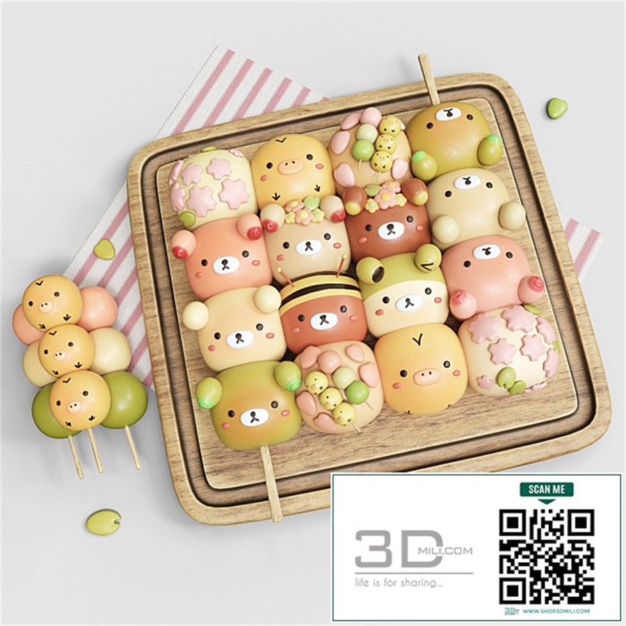 Delicious Japanese Dangos