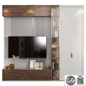 Neoclassical TV wall 024