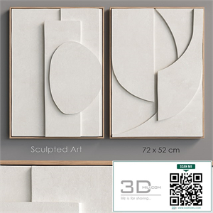 Sculpted Art5 relief