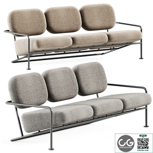 Ahus Sofa by Bla Station / Office sofa