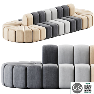 Modul Two-sided Sofa Bob by Bla Station / Two-sided sofa