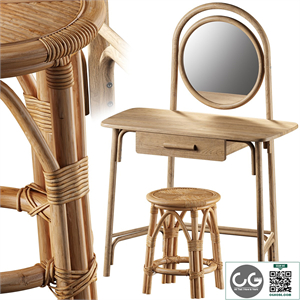 Dressing Table Marika and Chair Katni La Redoute Interieurs