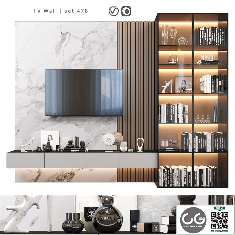 TV Wall | set 478