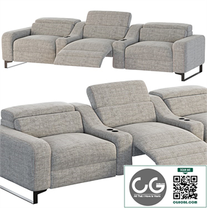 Cinema Lory Theater Sofa by Braccisofas