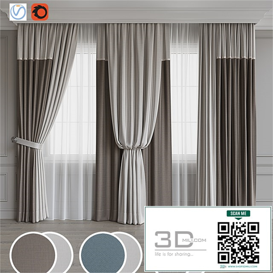 Drapery set 121