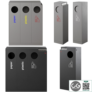 Litter bin Crystal by mmcite