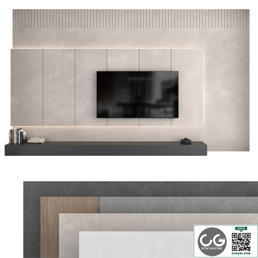 TV wall_set15