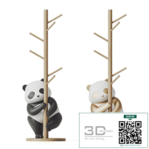 Panda floor hanger