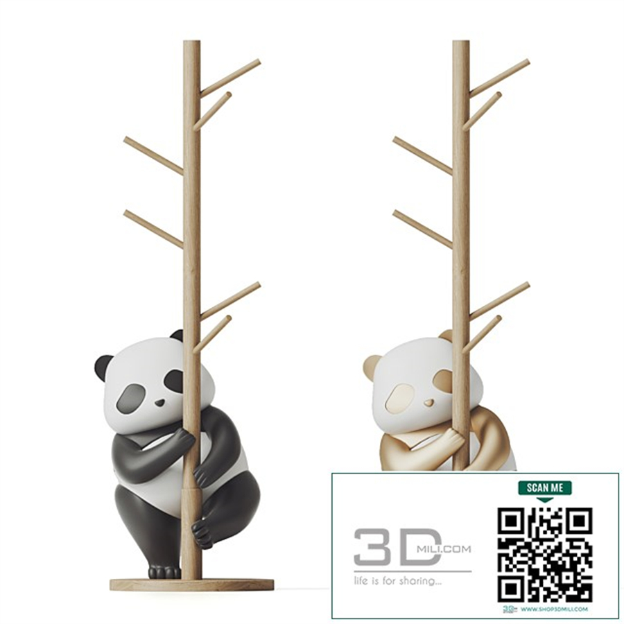 Panda floor hanger
