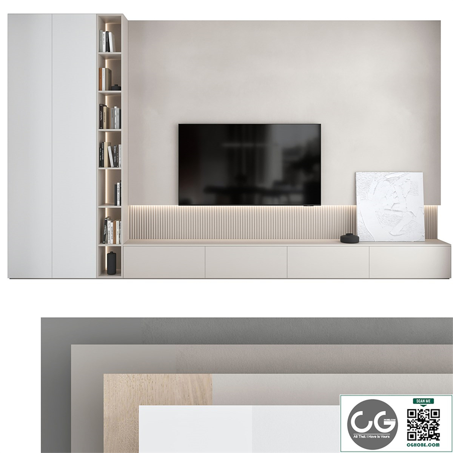 TV wall set 18