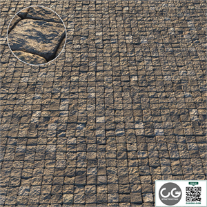 Square paving slab material 02