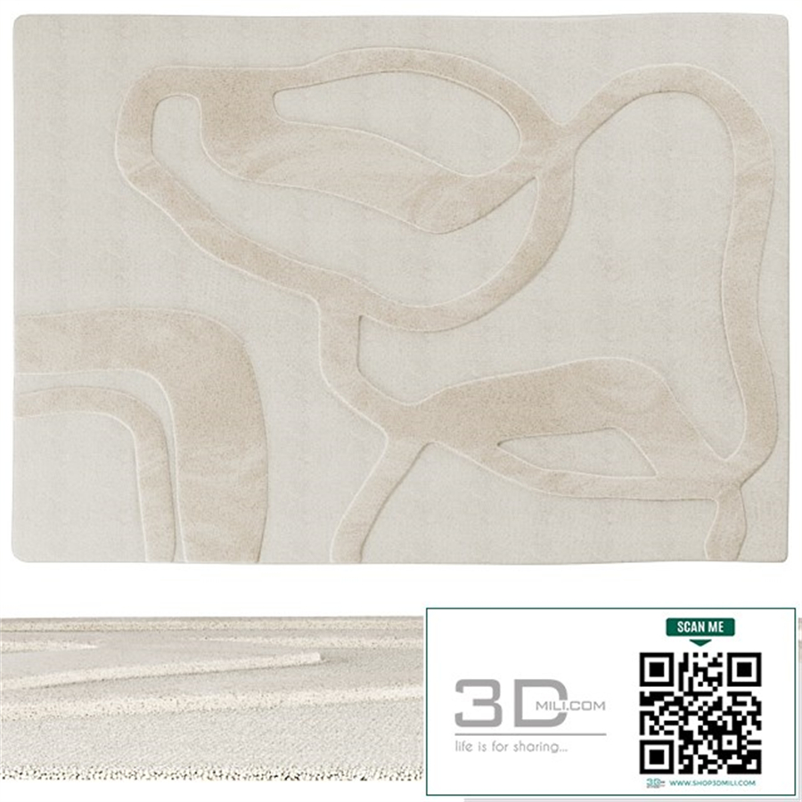 Caila wool rug by La Redoute