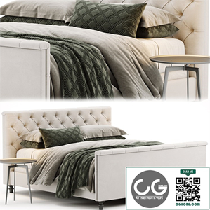 RH Chesterfield Bed