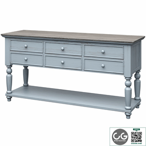 Farmhouse Blues Console