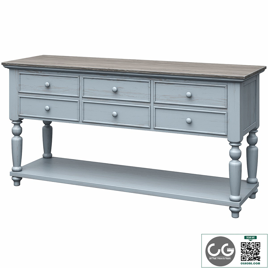 Farmhouse Blues Console