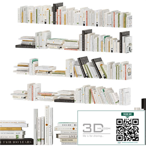 Set of decorative books, collection 3