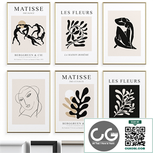 Matisse Gallery Wall Art Set-46