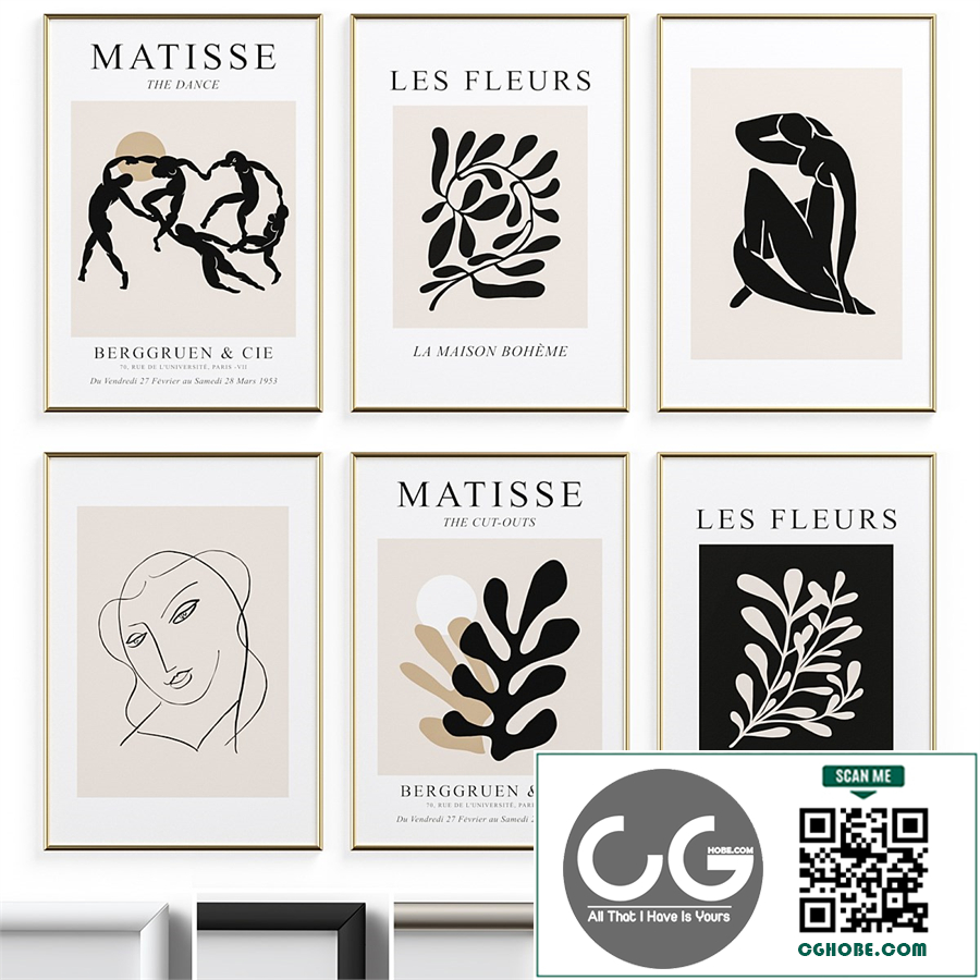 Matisse Gallery Wall Art Set-46