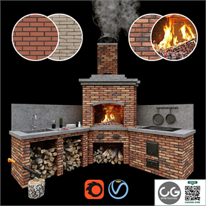 Barbecue oven 2 / Brick BBQ 2