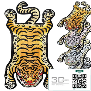 Tibetan tiger rug