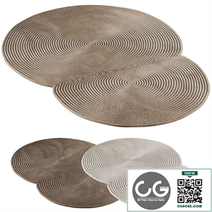 Zen Rounded Carpets by Bolia