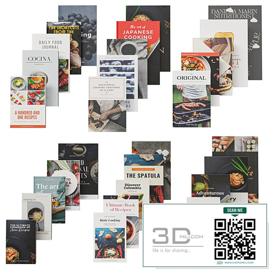 Set of Kitchen Books 07