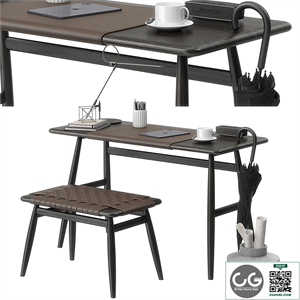 Mo Bridge desk set