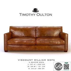 Viscount William Sofa, Sofa 3-seater
