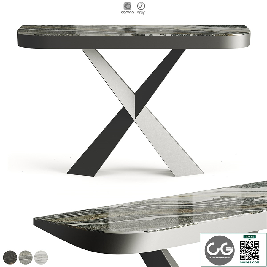 Cattelan Terminal Keramik Drive Console by Paolo Cattelan