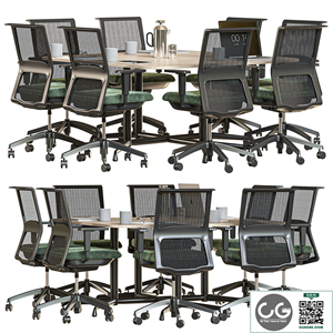 square conference table
