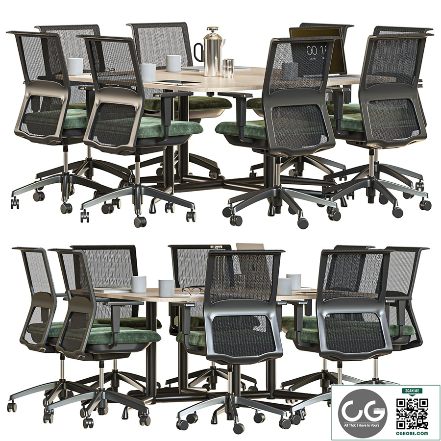 square conference table