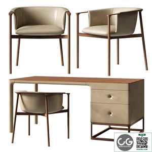 Desk + chair by SUREECO