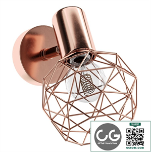 Metal Wall Lamps Copper CHENAB