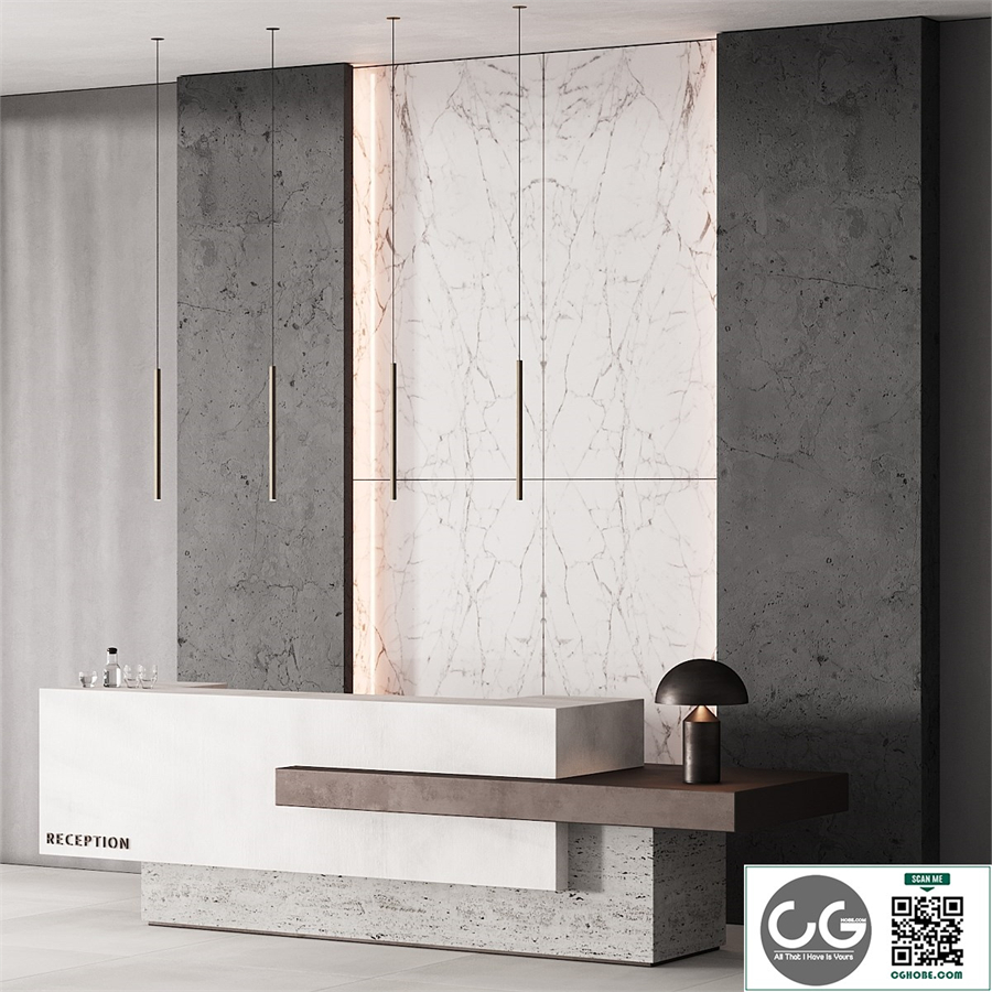 183 office furniture 03 reception desk 03