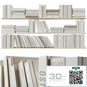 A set of books Books dark beige_1
