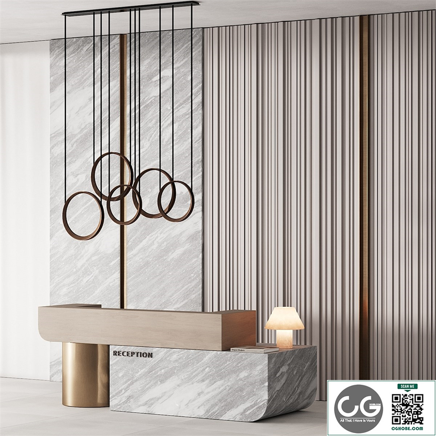 184 office furniture 04 reception desk 04